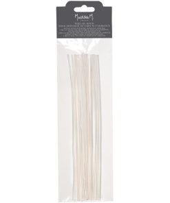 SACHET DE 14 TIGES DE MOELLE BLANCHE 30 CM