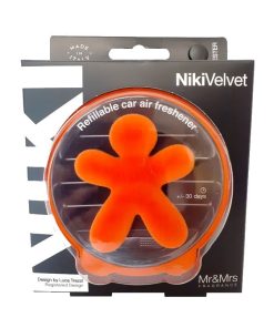 NIKI VELOURS ORANGE FLUO  SENTEUR SPRITZ