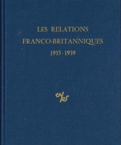 Les Relations franco-allemande,  1933-1939