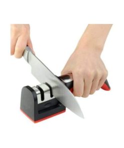 Aiguiseur de Couteaux Manuel à 3 niveaux en Acier Inoxydable